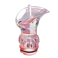 Calla in cristallo rosa 11,2cm Fiamma decorativa per lampade