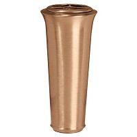 Flowers vase 26cm - 10,3in In bronze, with plastic inner, ground attached 1008-P22