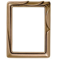 Photo cadre rectangulaire 9x12cm En bronze, à appliquer 1121