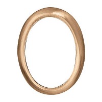 Oval photo frame 9x12cm - 3,5x4,75in In bronze, wall attached 200-912