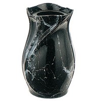 Vase à fleurs 13cm En bronze Schwarz, à appliquer ou poser 2345