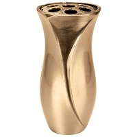 Vase à fleurs 24cm En bronze, avec intérieure plastique, à poser 2489/P