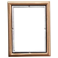 Rectangular photo frame 9x12cm - 3,5x4,75in In bronze, wall attached 277-912