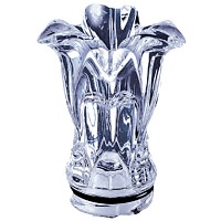 Giglio in cristallo 10,5cm Fiamma decorativa per lampade