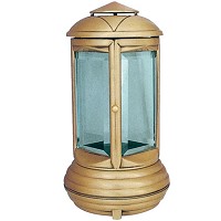 Lampada per cero 29cm In bronzo, a terreno 2482