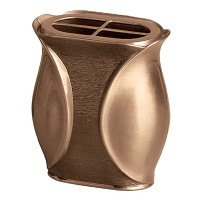 Vasca portafiori 19x16,5cm In bronzo, con interno ottone, a parete 9032-A1