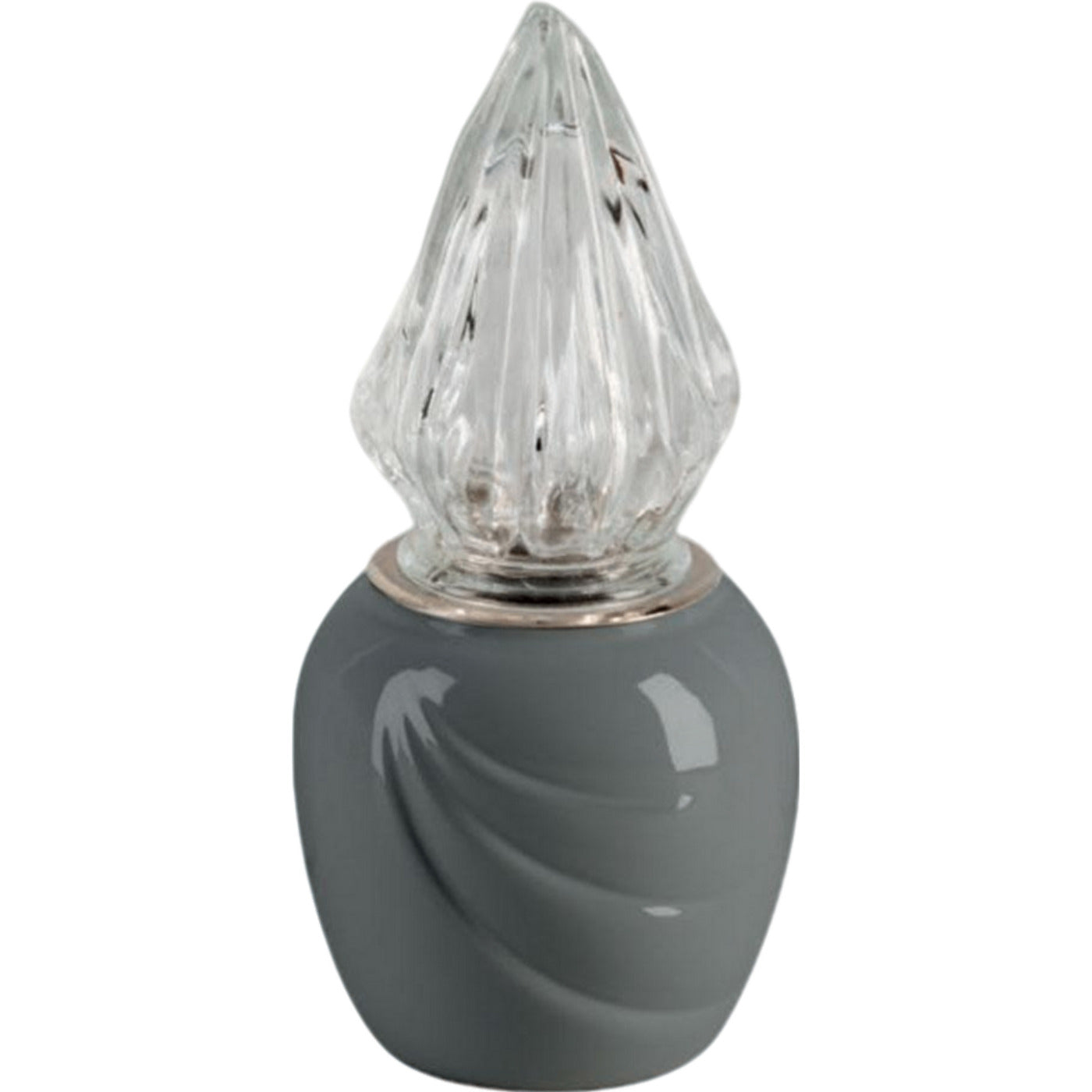 Grave light Ecotre gray 10x10cm - 3.9x3.9in In gray porcelain, ground attached ECO152T/G