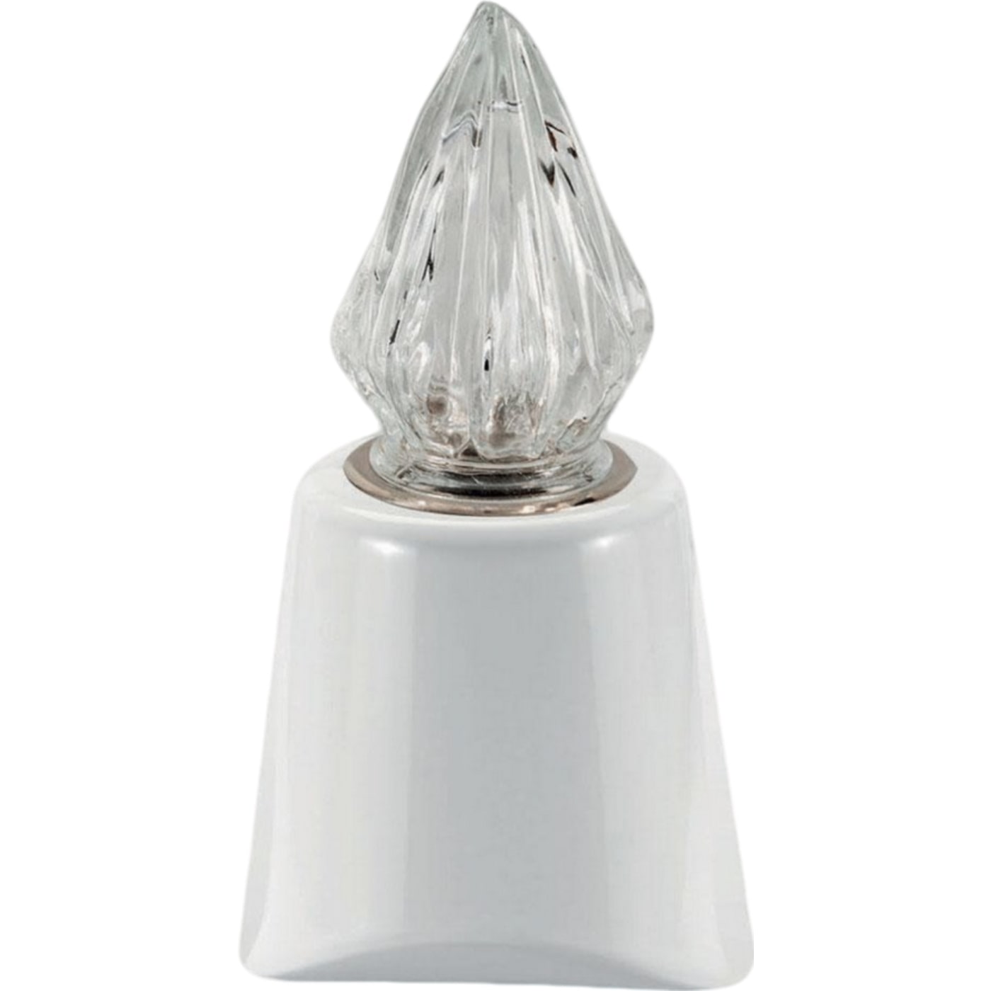 Grave light Giselle 10x10cm - 3.9x3.9in In white porcelain, wall attached GI130P