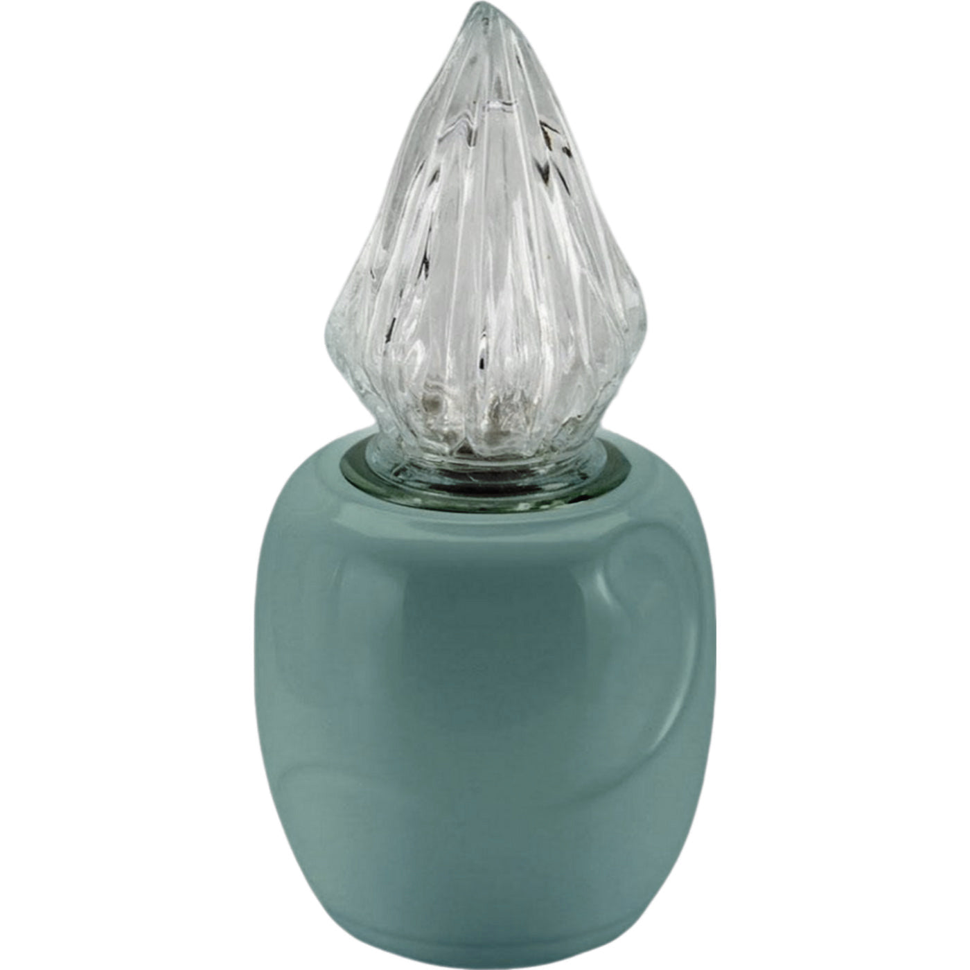 Grave light Sharon green 10x10cm - 3.9x3.9in In green porcelain, wall attached SH126P/V